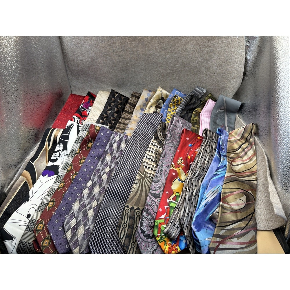 Men's Neck Ties, 38 Assorted brands and styles, colors and many designs.